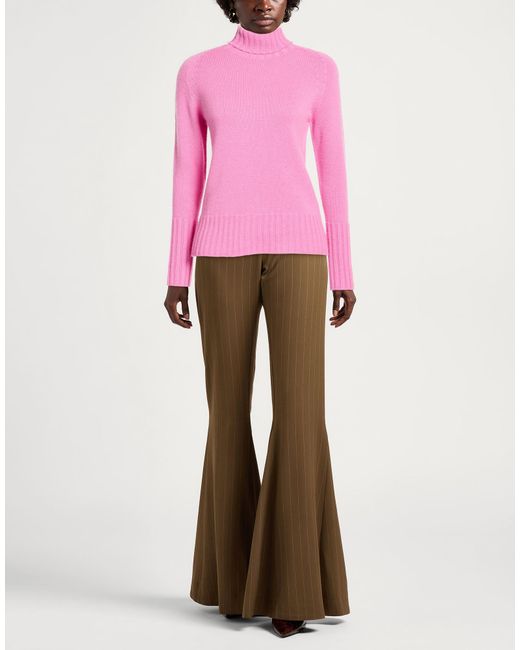 Drumohr Pink Turtleneck Cashmere