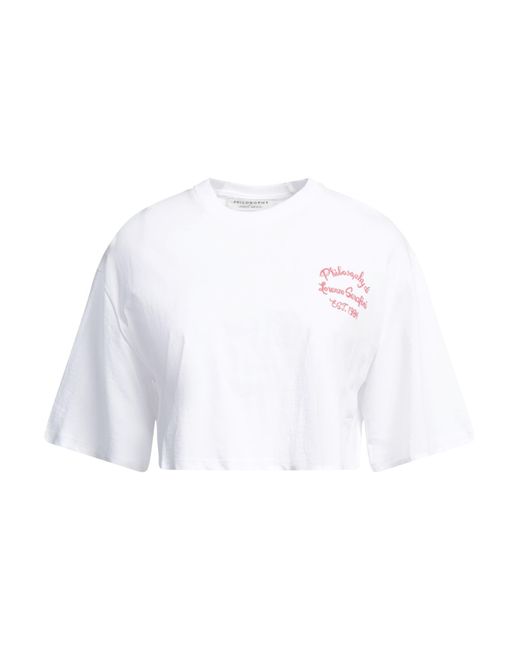 Camiseta Philosophy Di Lorenzo Serafini de color White