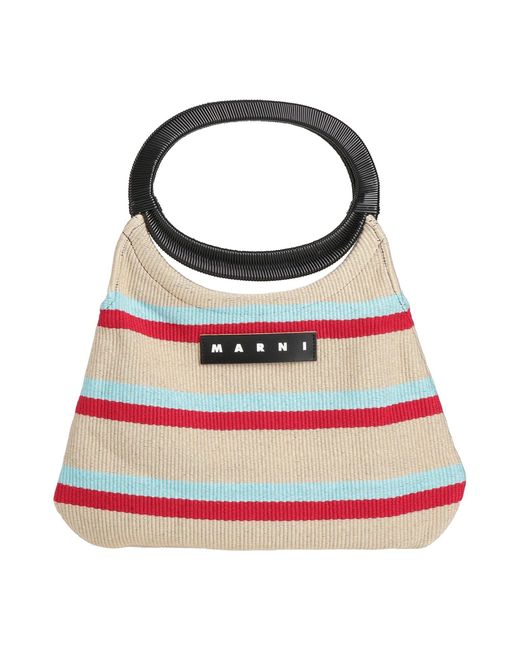 Borsa A Mano di Marni in Natural