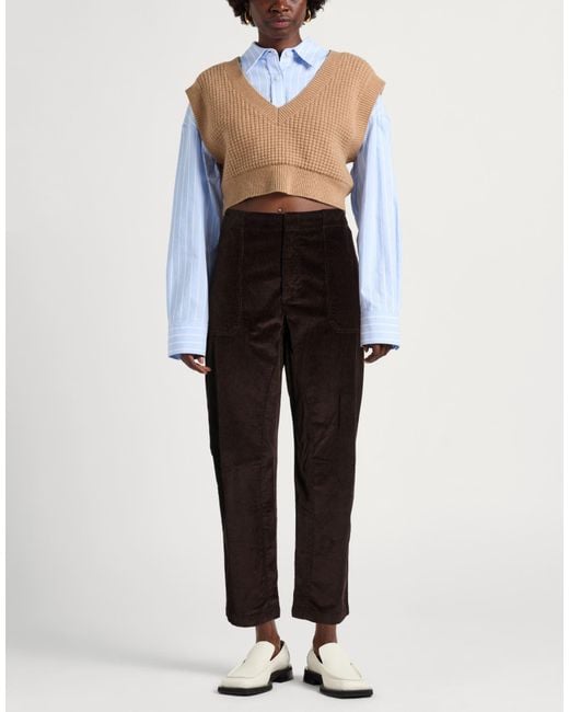 Rag & Bone Black Pants Cotton, Modal, Elastane