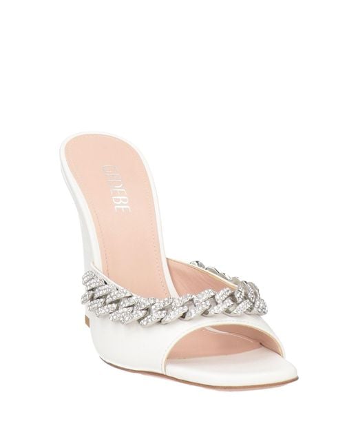 Gedebe White Sandale