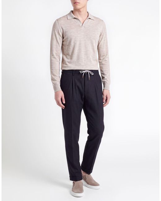 Eleventy Blue Midnight Pants Wool, Cashmere, Elastane for men