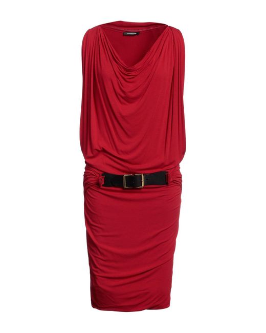 Plein Sud Red Midi Dress