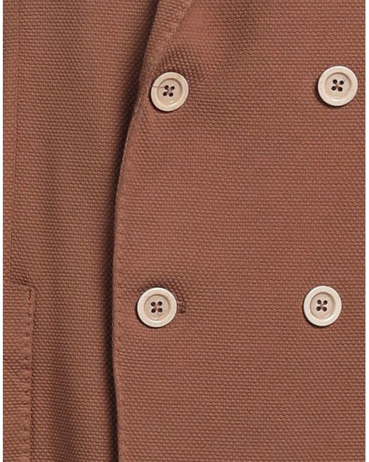 Circolo 1901 Brown Blazer Cotton, Elastane for men