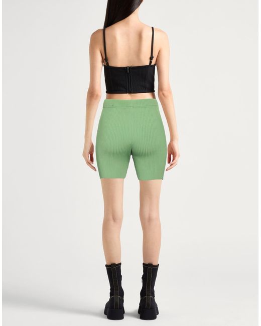 Nike Green Shorts & Bermuda Shorts Polyester, Elastane
