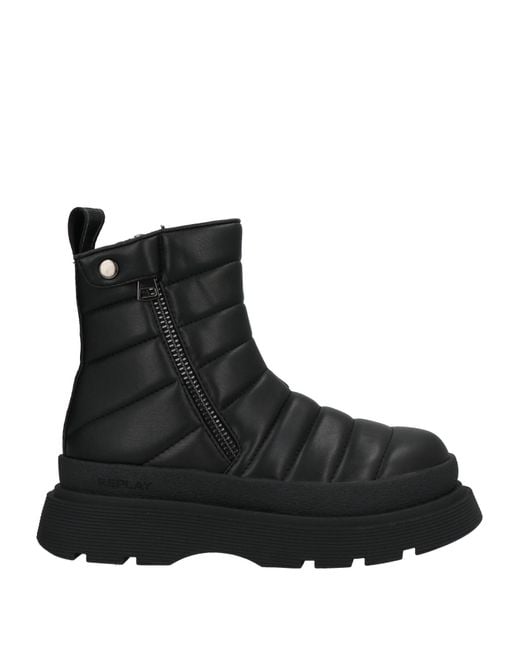 Replay Black Ankle Boots