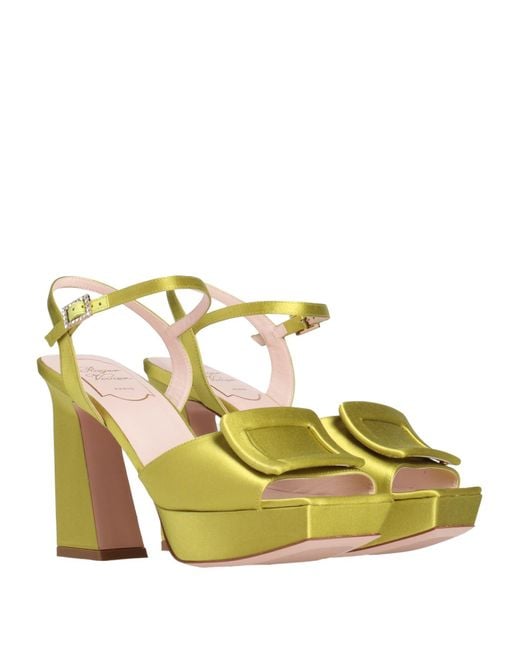 Roger Vivier Yellow Sandals
