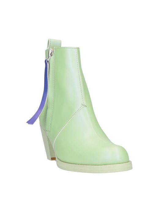 Acne Green Ankle Boots