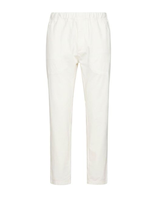 Lardini White Pants Cotton, Polyamide, Elastane for men