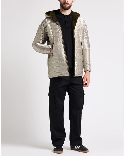 Takeshy Kurosawa Gray Puffer Nylon, Polyester, Polyurethane for men