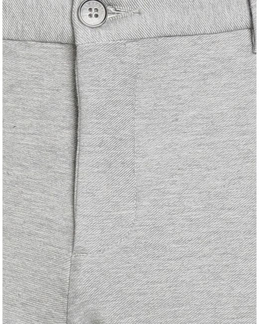 AT.P.CO Gray Light Pants Polyester, Cotton, Elastane for men