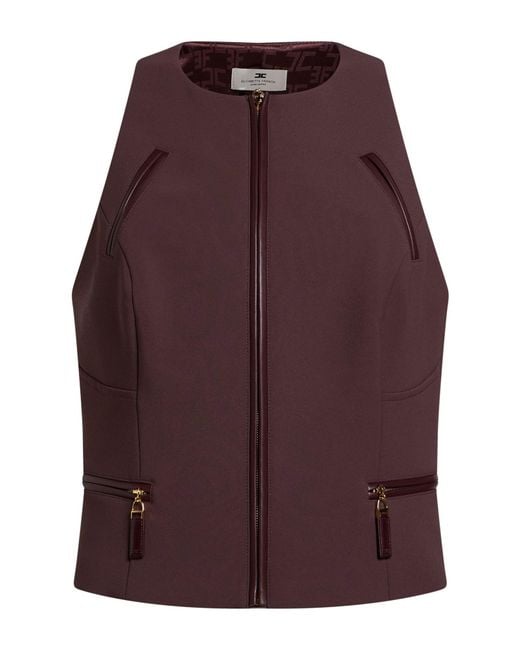 Elisabetta Franchi Purple Top