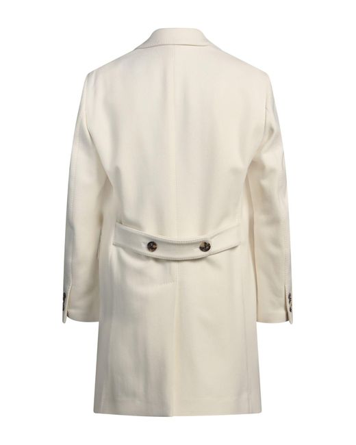 Lardini White Coat Wool, Polyamide for men