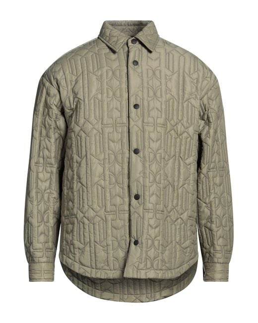 Palm Angels Gray Puffer for men