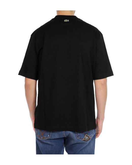 Camiseta Lacoste de hombre de color Black
