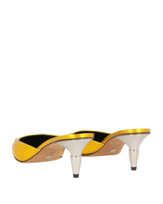 Proenza Schouler Mules Clogs in Yellow Lyst UK