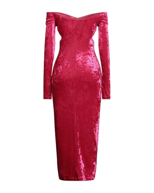 Versace Jeans Couture Red Midi-Kleid