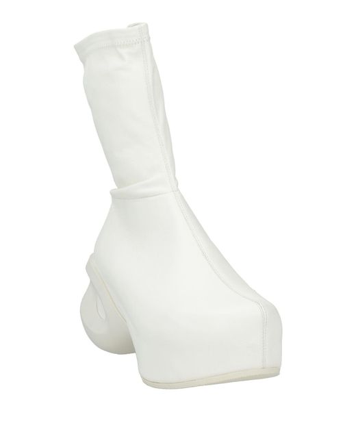 Givenchy White Ankle Boots