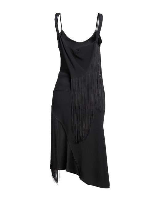 Victoria Beckham Black Midi Dress