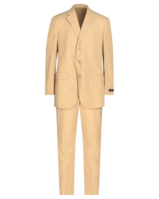 Burberry Suit in Natural for Men Lyst