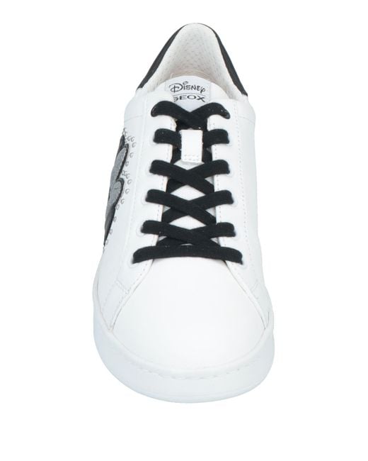 Geox White Trainers