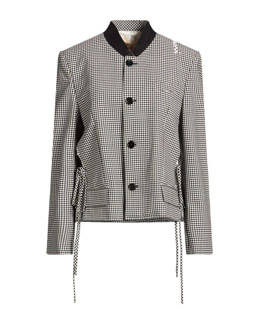 Marni Gray Jacket Polyester, Virgin Wool, Elastane