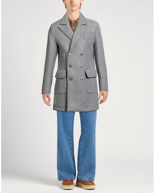 Bob Gray Coat Polyester, Acetate, Virgin Wool, Elastane for men