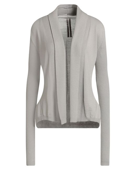 Rick Owens Gray Strickjacke