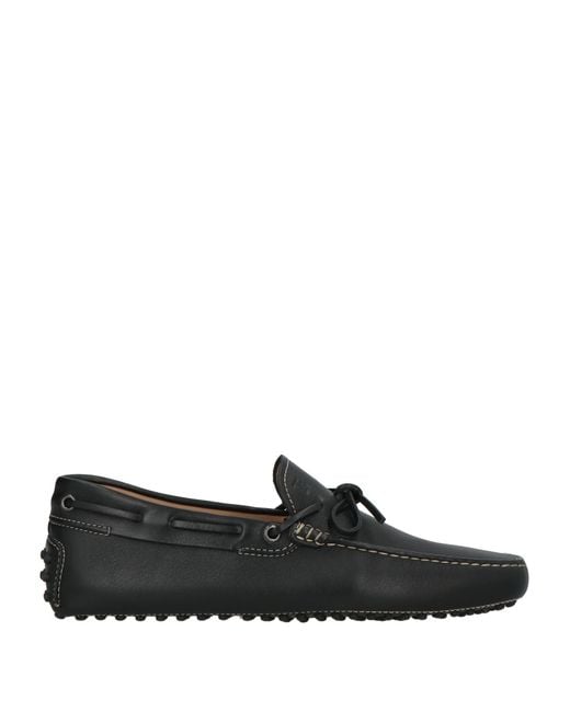 Tod's Black Loafers Leather for men
