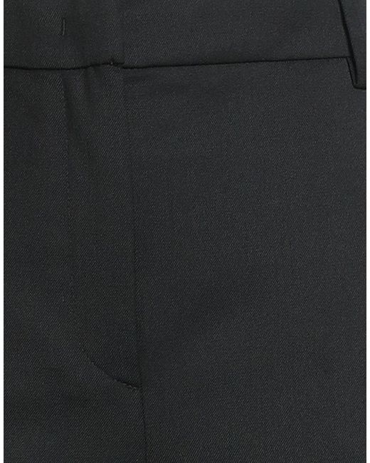 PT Torino Black Pants Polyester, Wool, Elastane