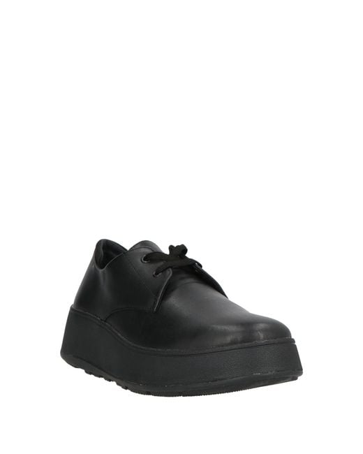 Fitflop Black Lace-up Shoes