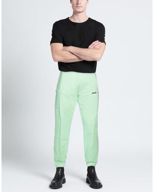 Pantalon MSGM pour homme en coloris Green