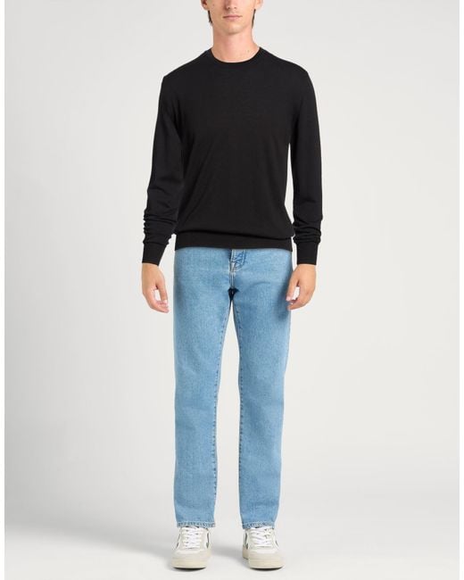 Altea Black Sweater Cotton for men