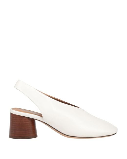 Mansur Gavriel White Pumps