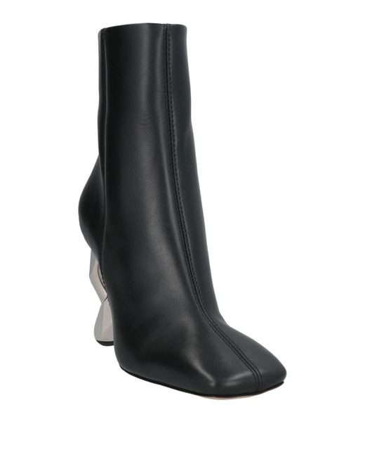 J.W. Anderson Black Ankle Boots Leather