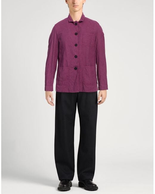 Chemise Massimo Alba pour homme en coloris Purple