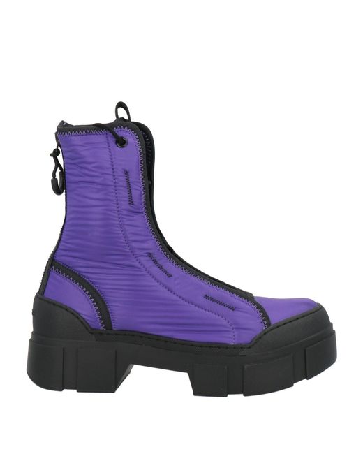 Vic Matié Purple Ankle Boots