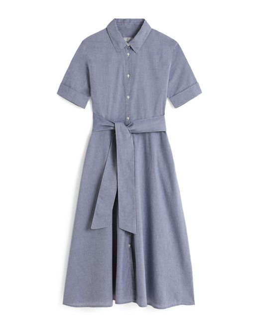 Woolrich Blue Midi-Kleid