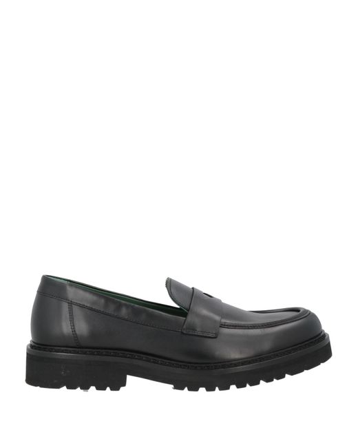 VINNY'S Gray Loafers Leather for men