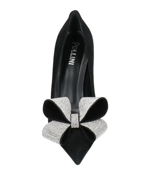 Pollini Black Pumps Leather
