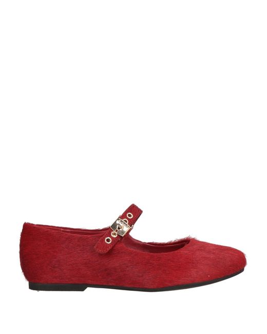 Scholl Red Ballet Flats