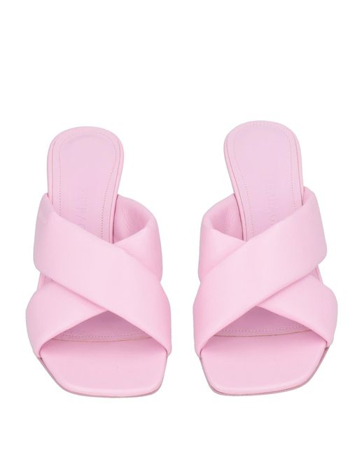 Ferragamo Pink Sandals Lambskin