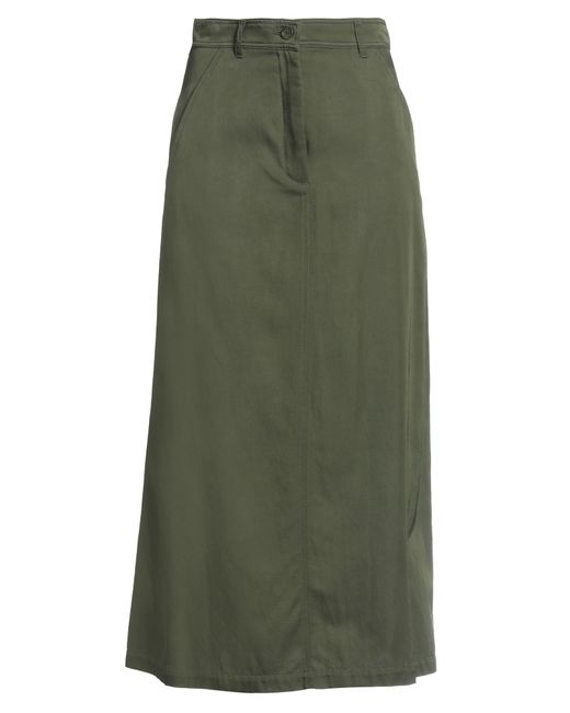 Aspesi Green Maxi Skirt