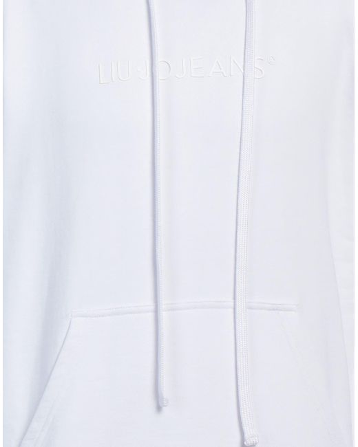 Liu Jo White Sweatshirt for men