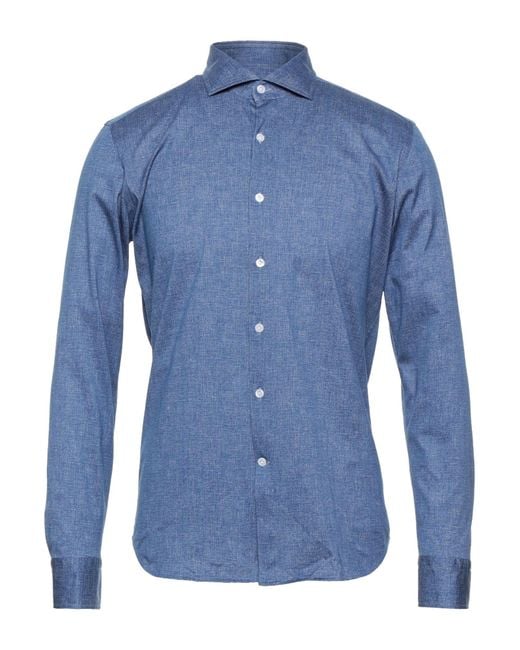 Sonrisa Blue Shirt Cotton for men