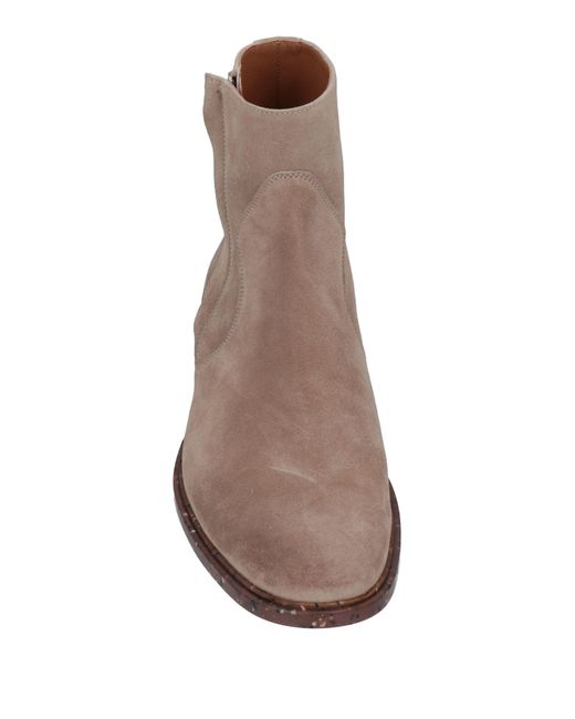 Off-White c/o Virgil Abloh Brown Taupe Ankle Boots Soft Leather for men