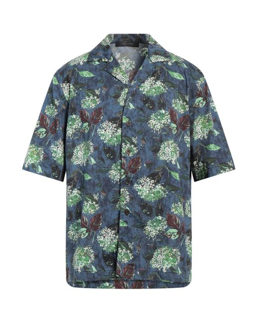 Messagerie Blue Shirt Cotton for men