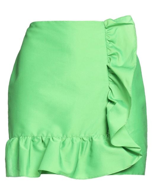 Sandro Green Mini Skirt