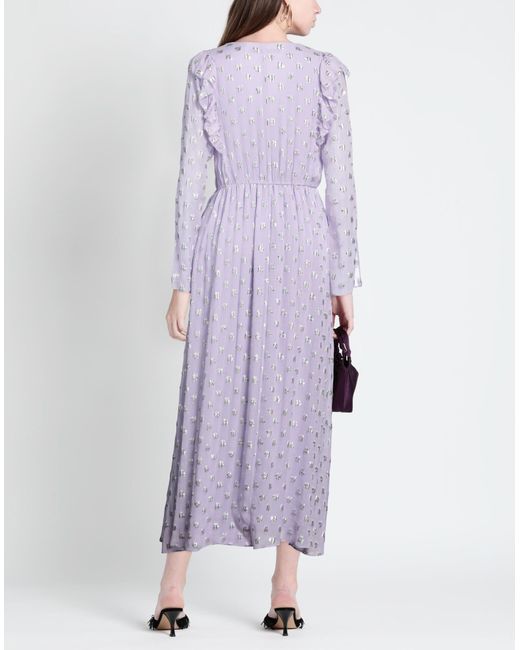 Karl Lagerfeld Purple Maxi Dress