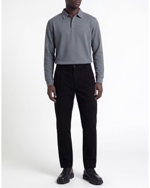 BE ABLE Black Pants Modal, Cotton, Elastane for men